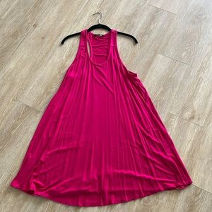 Peyton Jenson Fuschia T-Shirt Dress